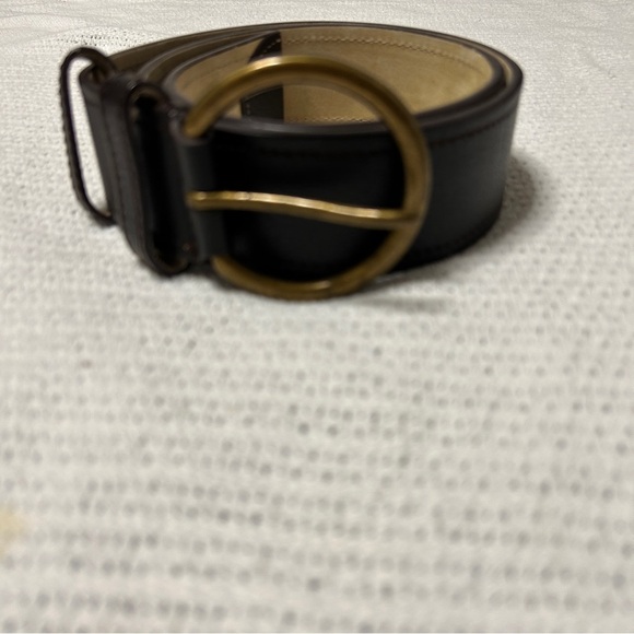 Jacob Women’s Size Small Brown thick Leather Belt Trendy Statement Piece - Picture 7 of 8